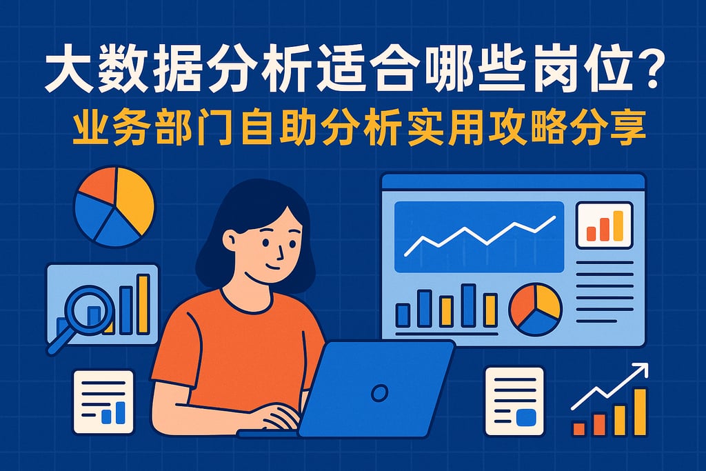 大数据分析适合哪些岗位？业务部门自助分析实用攻略分享