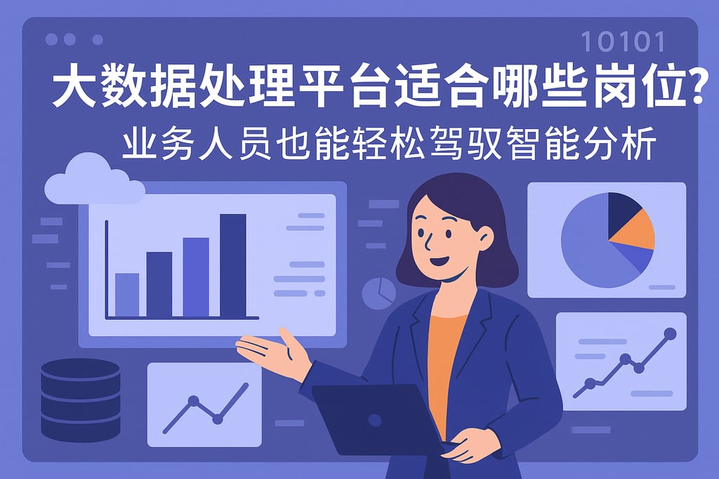大数据处理平台适合哪些岗位？业务人员也能轻松驾驭智能分析