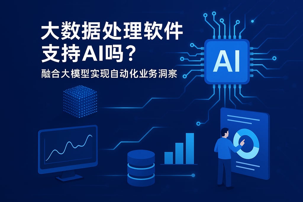 大数据处理软件支持AI吗？融合大模型实现自动化业务洞察