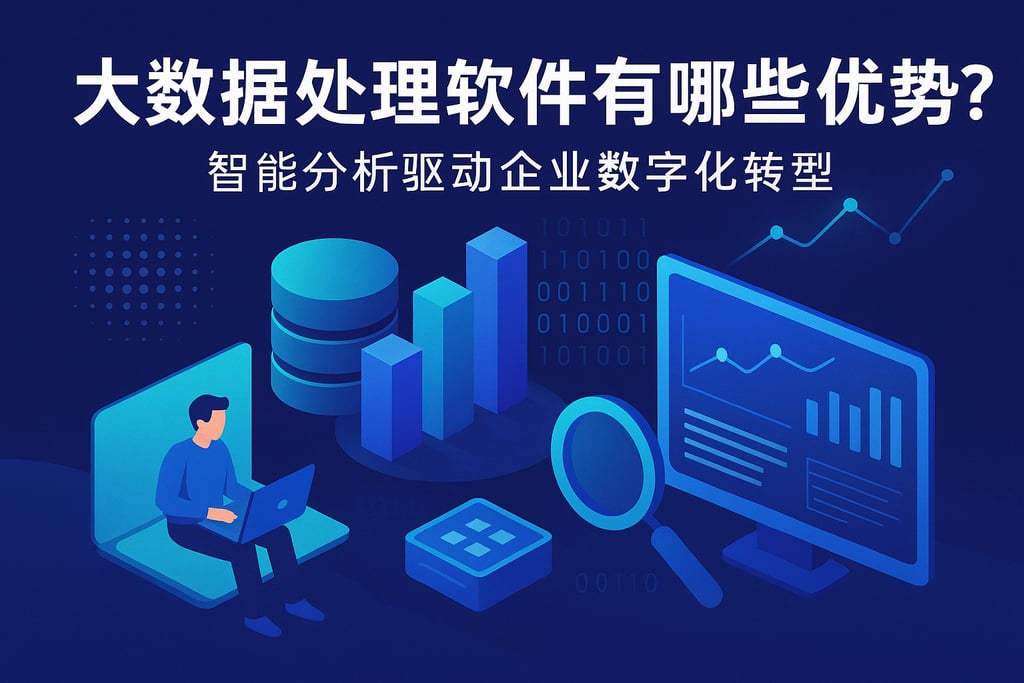 大数据处理软件有哪些优势？智能分析驱动企业数字化转型