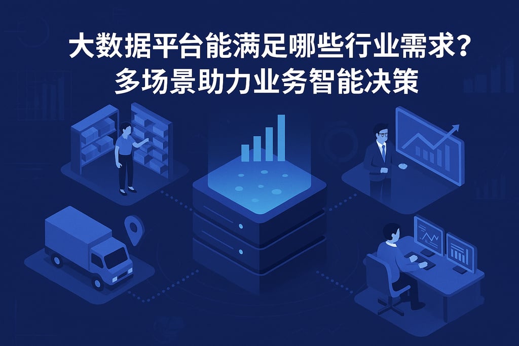 大数据平台能满足哪些行业需求？多场景助力业务智能决策