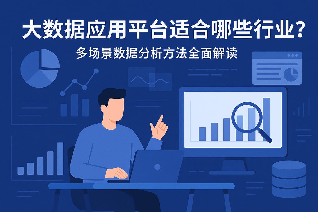 大数据应用平台适合哪些行业？多场景数据分析方法全面解读