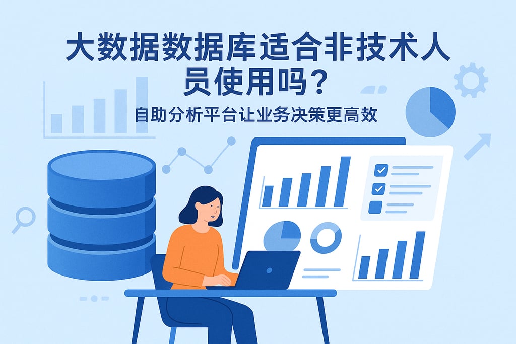 大数据数据库适合非技术人员使用吗？自助分析平台让业务决策更高效