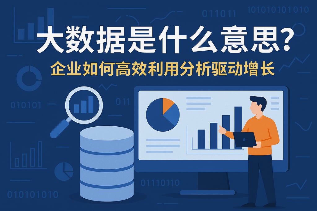 大数据是什么意思？企业如何高效利用分析驱动增长