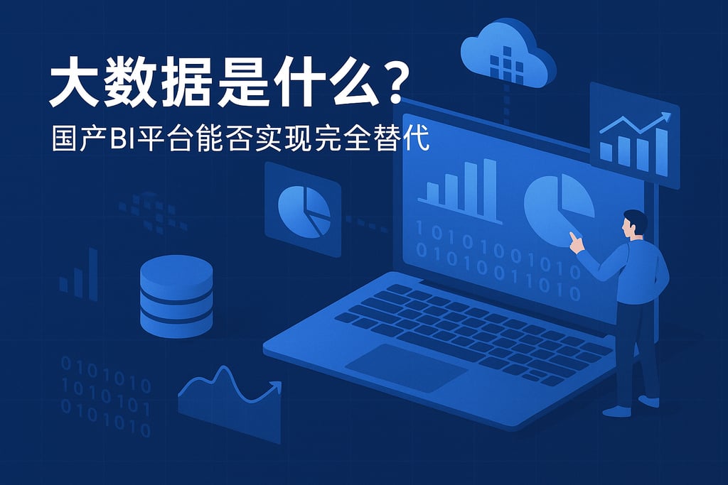 大数据是什么？国产BI平台能否实现完全替代