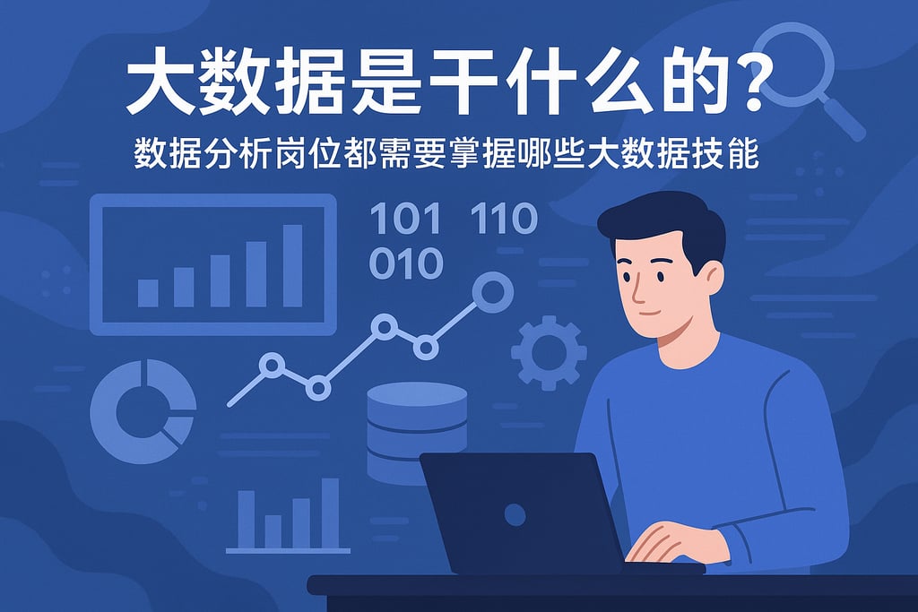 大数据是干什么的？数据分析岗位都需要掌握哪些大数据技能