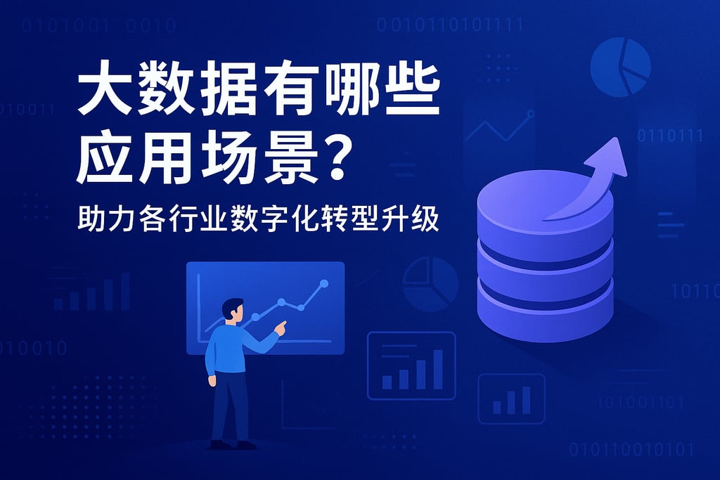 大数据有哪些应用场景？助力各行业数字化转型升级