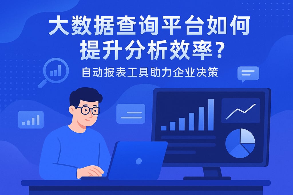 大数据查询平台如何提升分析效率？自动报表工具助力企业决策