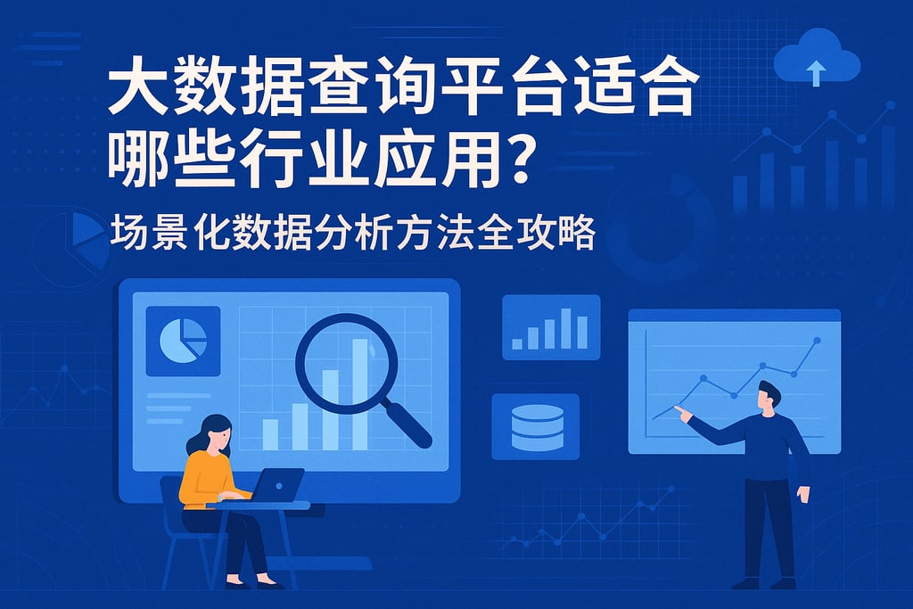 大数据查询平台适合哪些行业应用？场景化数据分析方法全攻略
