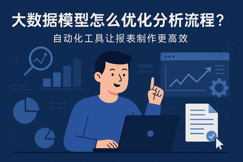 大数据模型怎么优化分析流程？自动化工具让报表制作更高效