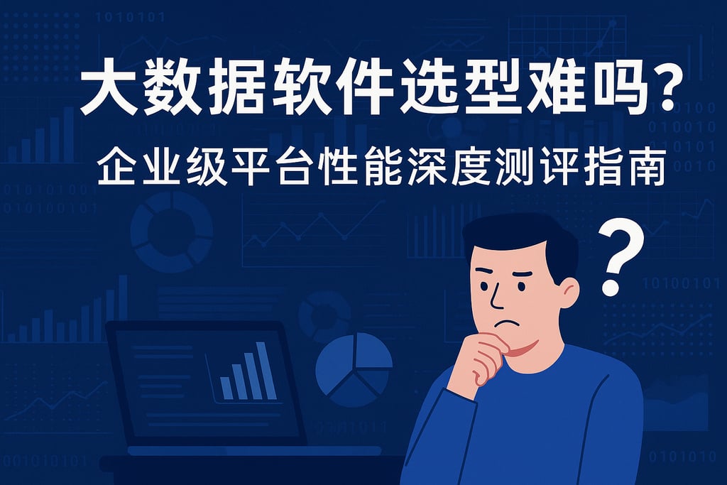 大数据软件选型难吗？企业级平台性能深度测评指南