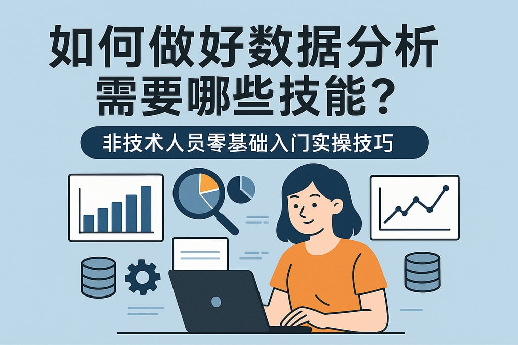 如何做好数据分析需要哪些技能？非技术人员零基础入门实操技巧