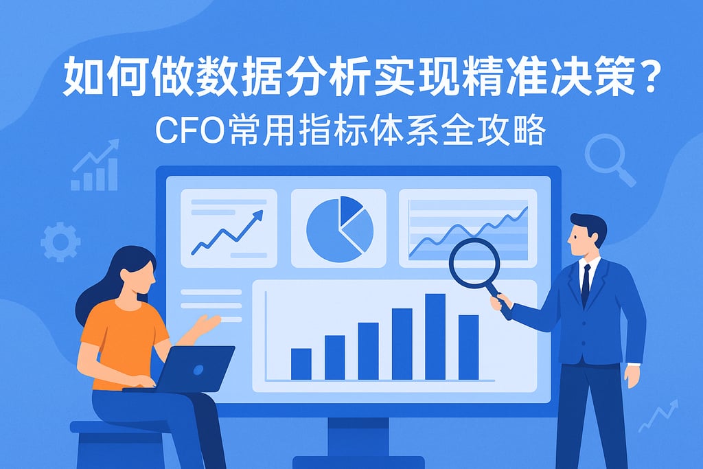 如何做数据分析实现精准决策？CFO常用指标体系全攻略