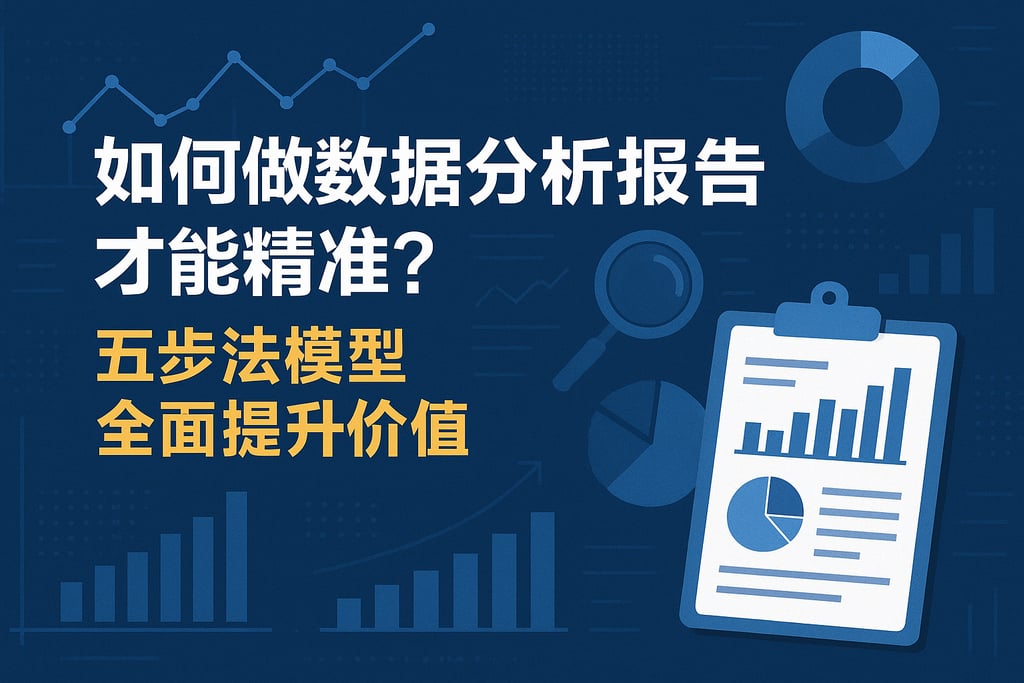 如何做数据分析报告才能精准？五步法模型全面提升价值