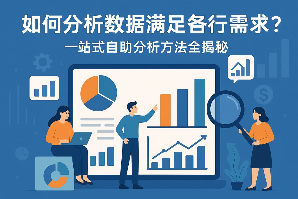 如何分析数据满足各行业需求？一站式自助分析方法全揭秘