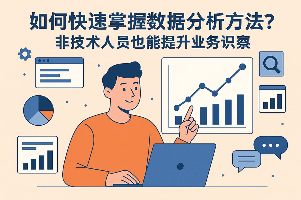 如何快速掌握数据分析方法？非技术人员也能提升业务洞察力