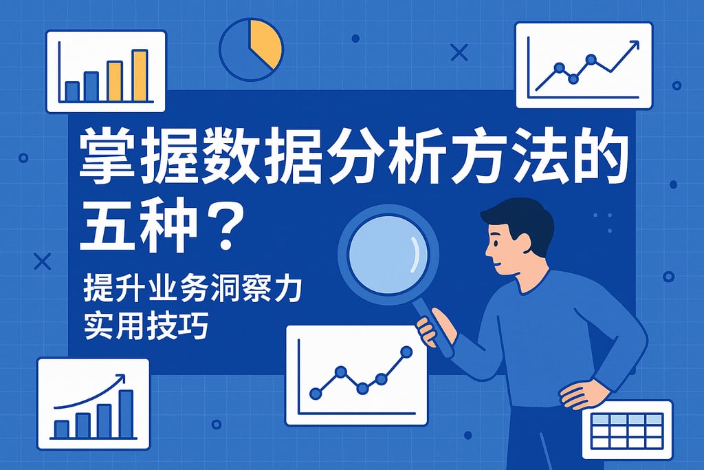 如何掌握数据分析方法五种？提升业务洞察力实用技巧