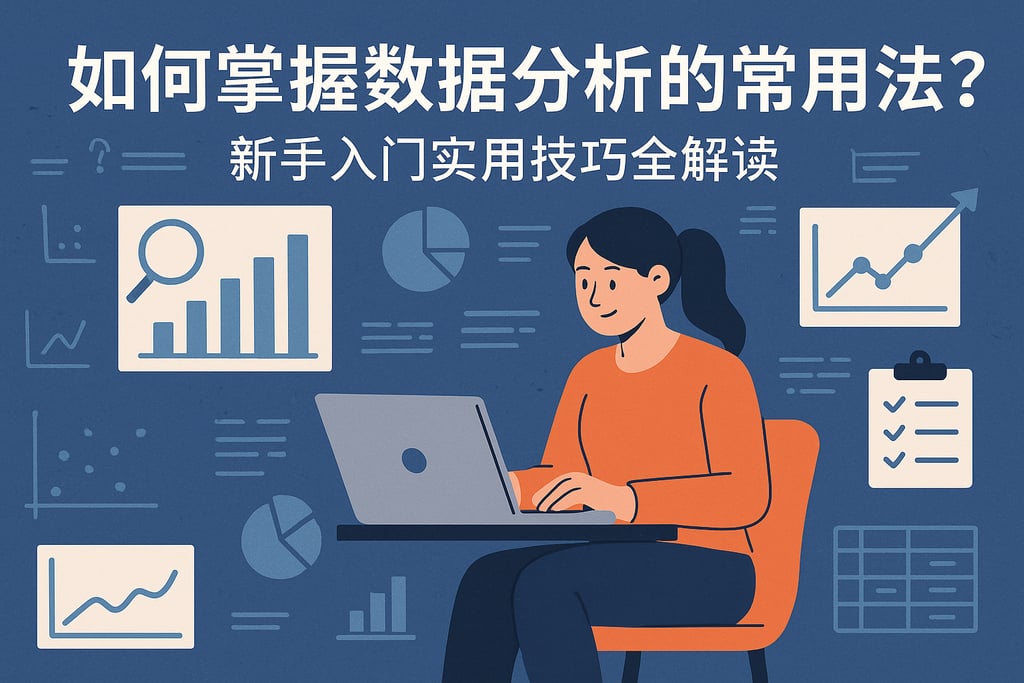 如何掌握数据分析的常用方法？新手入门实用技巧全解读