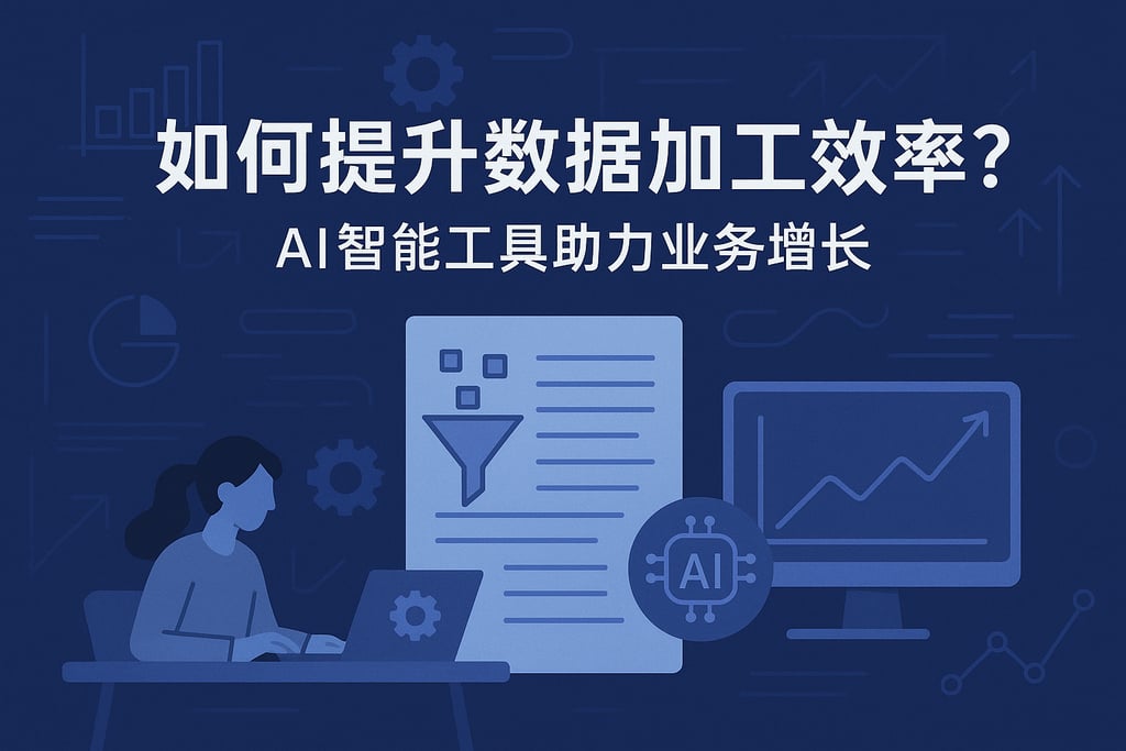 如何提升数据加工效率？AI智能工具助力业务增长