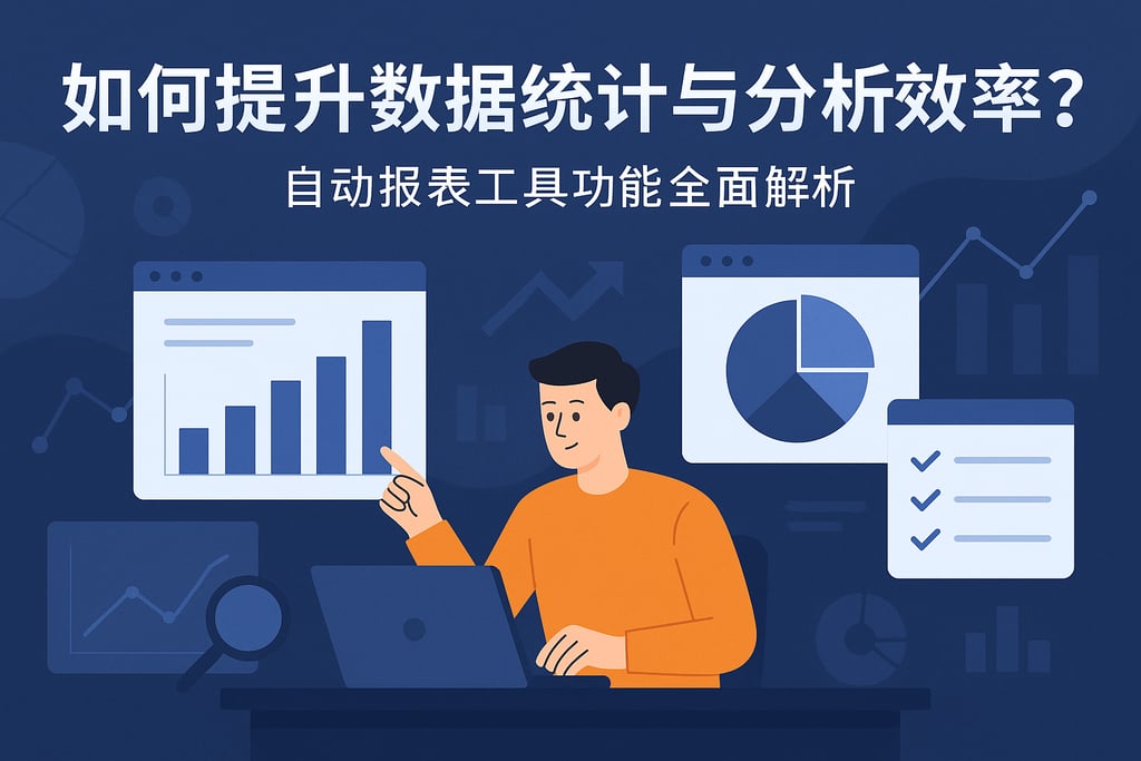如何提升数据统计与分析效率？自动报表工具功能全面解析
