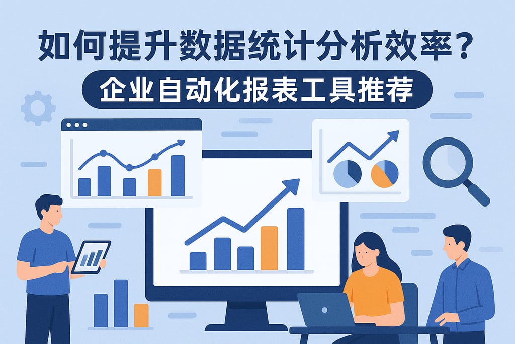 如何提升数据统计分析效率？企业自动化报表工具推荐