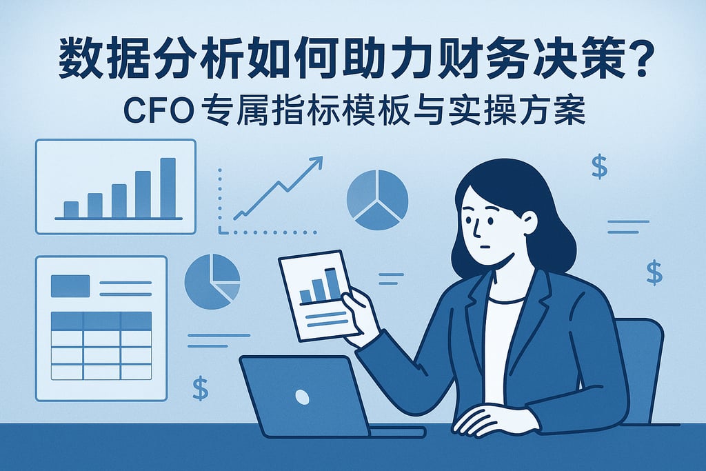 如何数据分析助力财务决策？CFO专属指标模板与实操方案