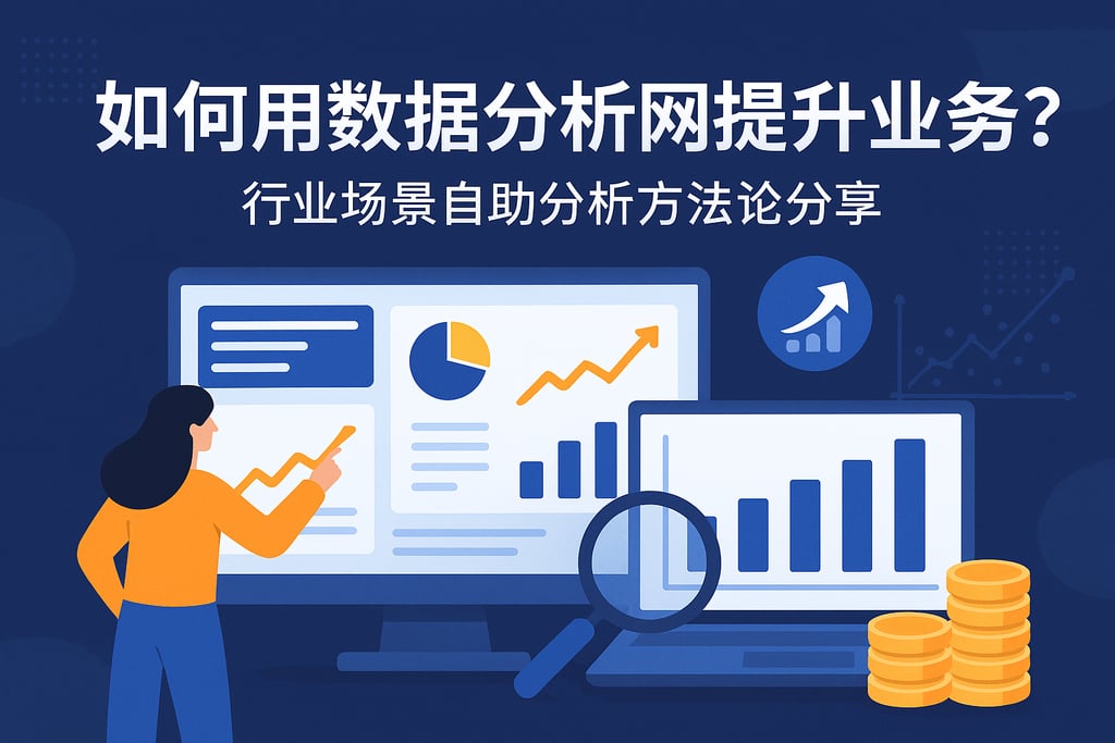 如何用数据分析网提升业务？行业场景自助分析方法论分享