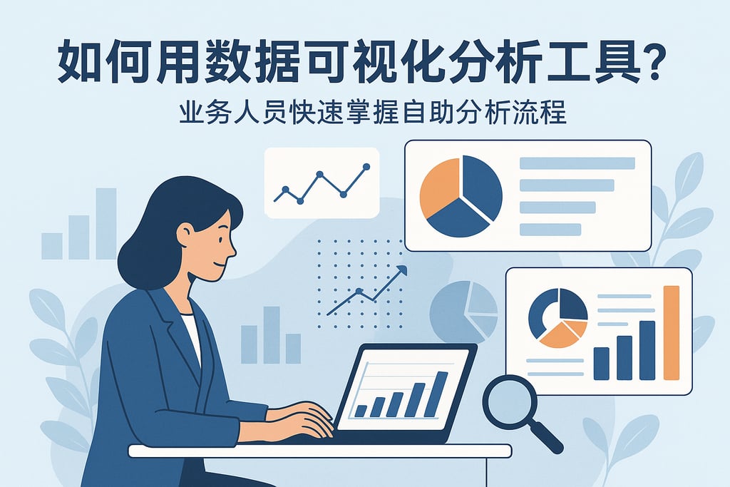 如何用数据可视化分析工具？业务人员快速掌握自助分析流程