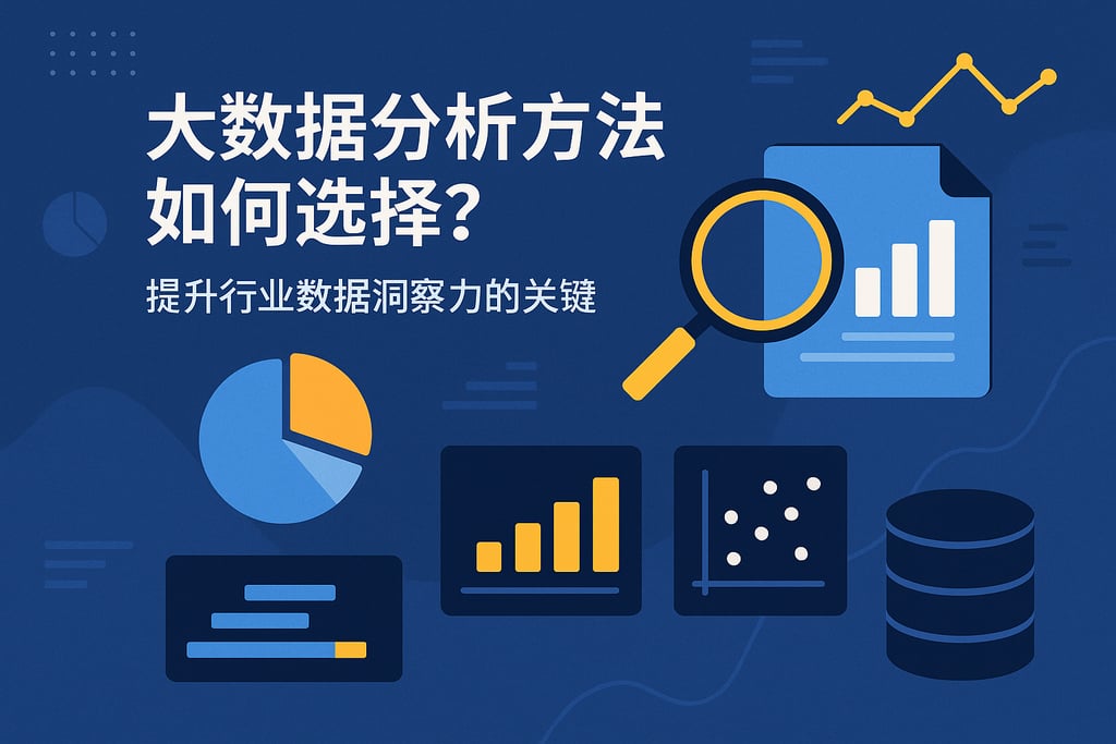 如何选择合适的大数据分析方法？提升行业数据洞察力的关键