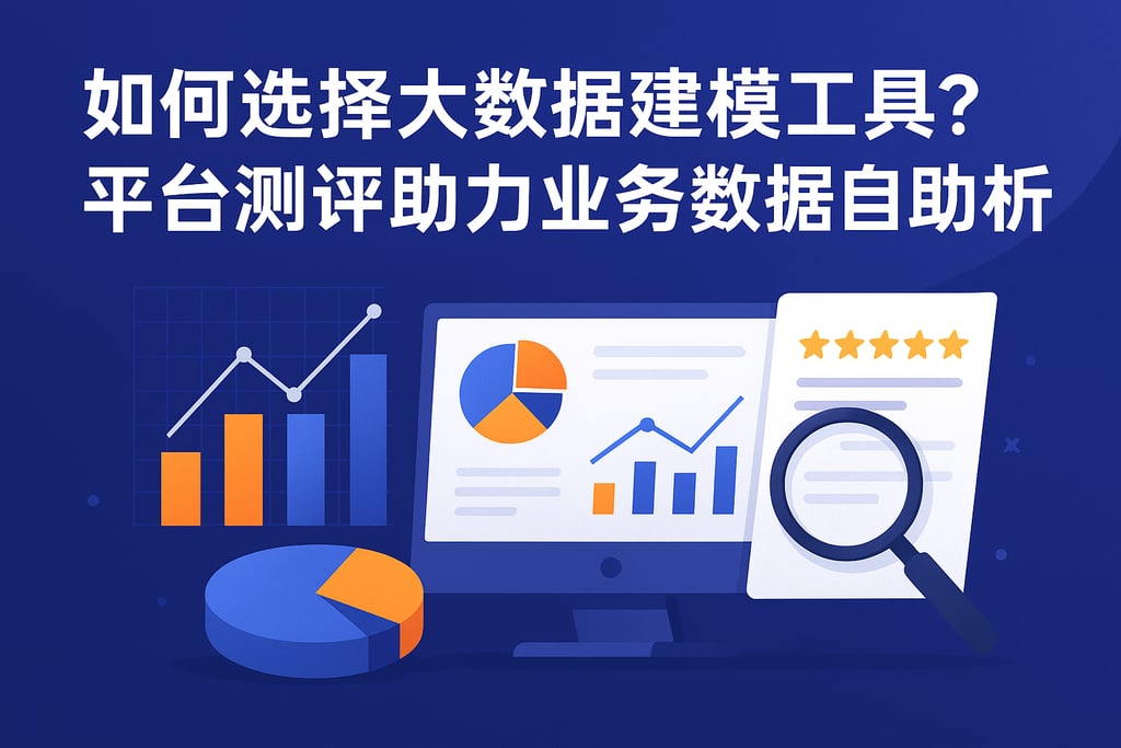 如何选择大数据建模工具？平台测评助力业务数据自助分析