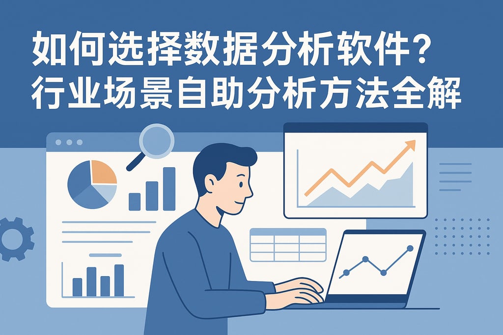 如何选择数据分析软件？行业场景自助分析方法全解