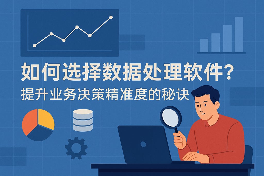 如何选择数据处理的软件？提升业务决策精准度的秘诀