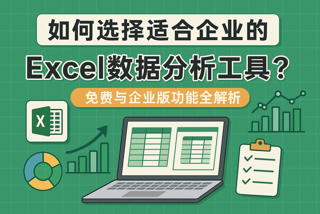 如何选择适合企业的excel数据分析工具？免费与企业版功能全解析