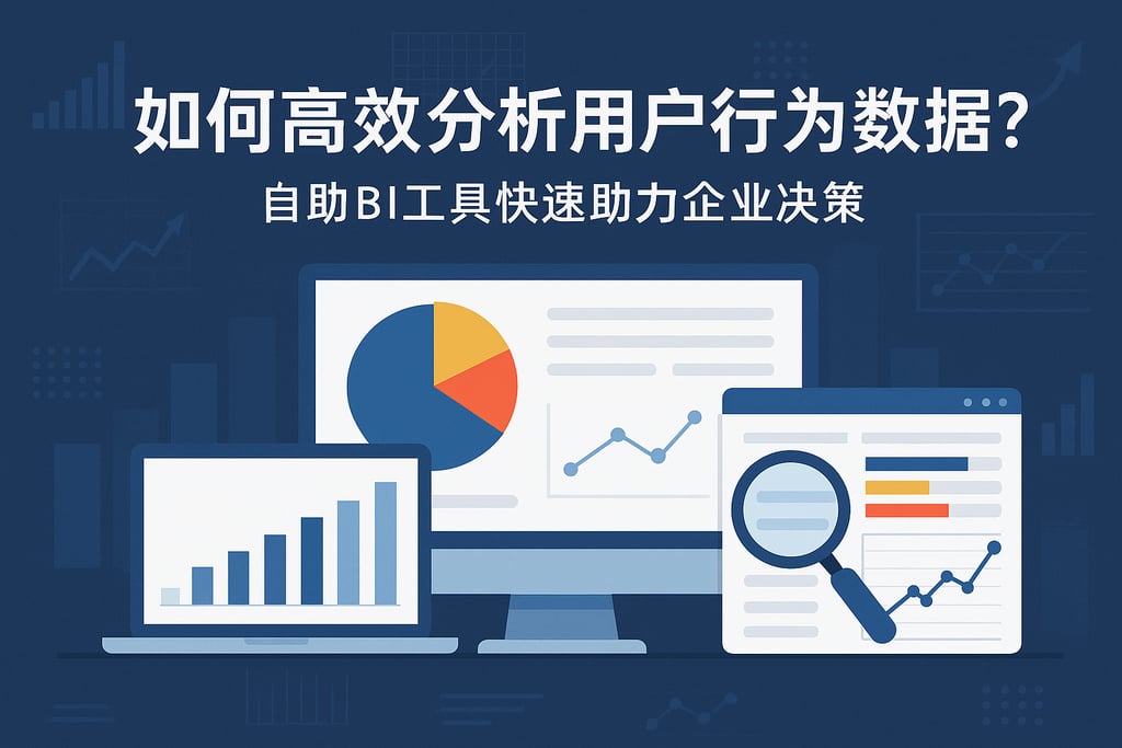如何高效分析用户行为数据？自助BI工具快速助力企业决策