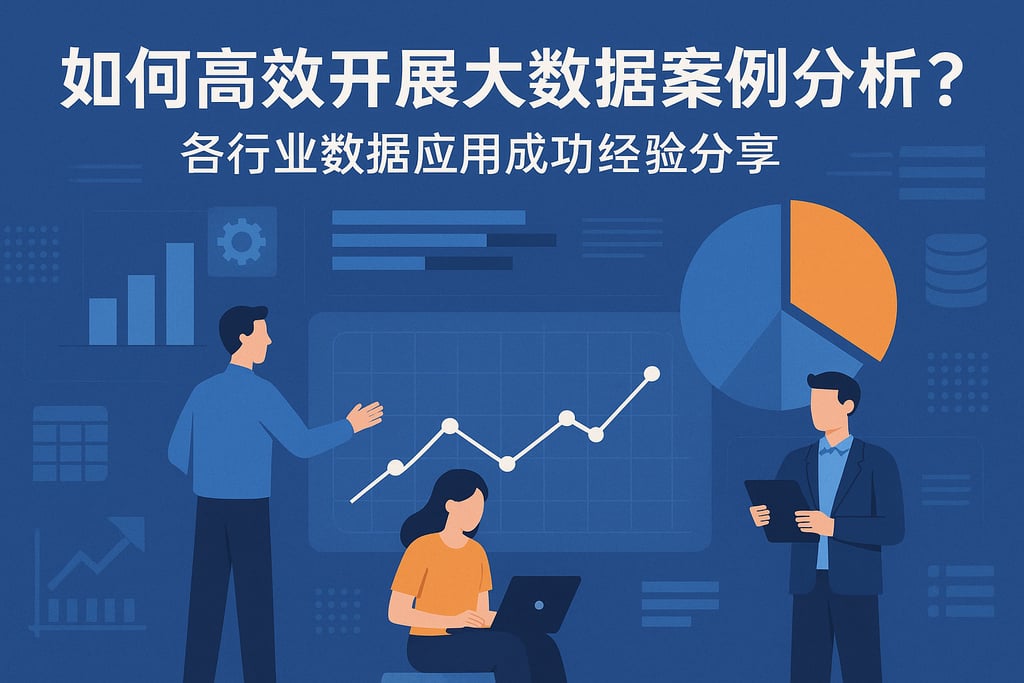 如何高效开展大数据案例分析？各行业数据应用成功经验分享