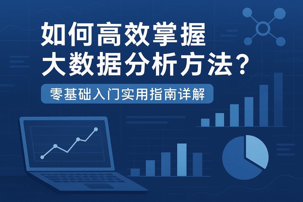 如何高效掌握大数据分析方法？零基础入门实用指南详解