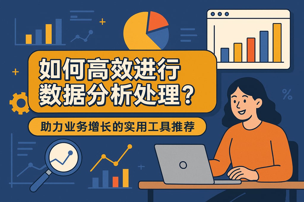 如何高效进行数据分析处理？助力业务增长的实用工具推荐