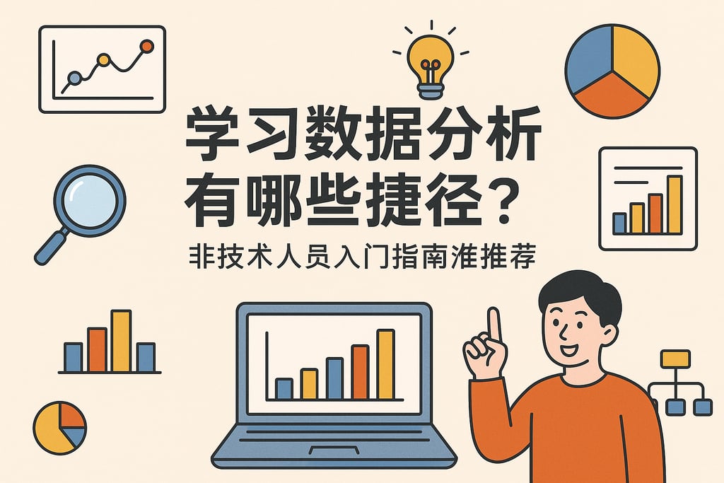 学习数据分析有哪些捷径？非技术人员入门指南推荐
