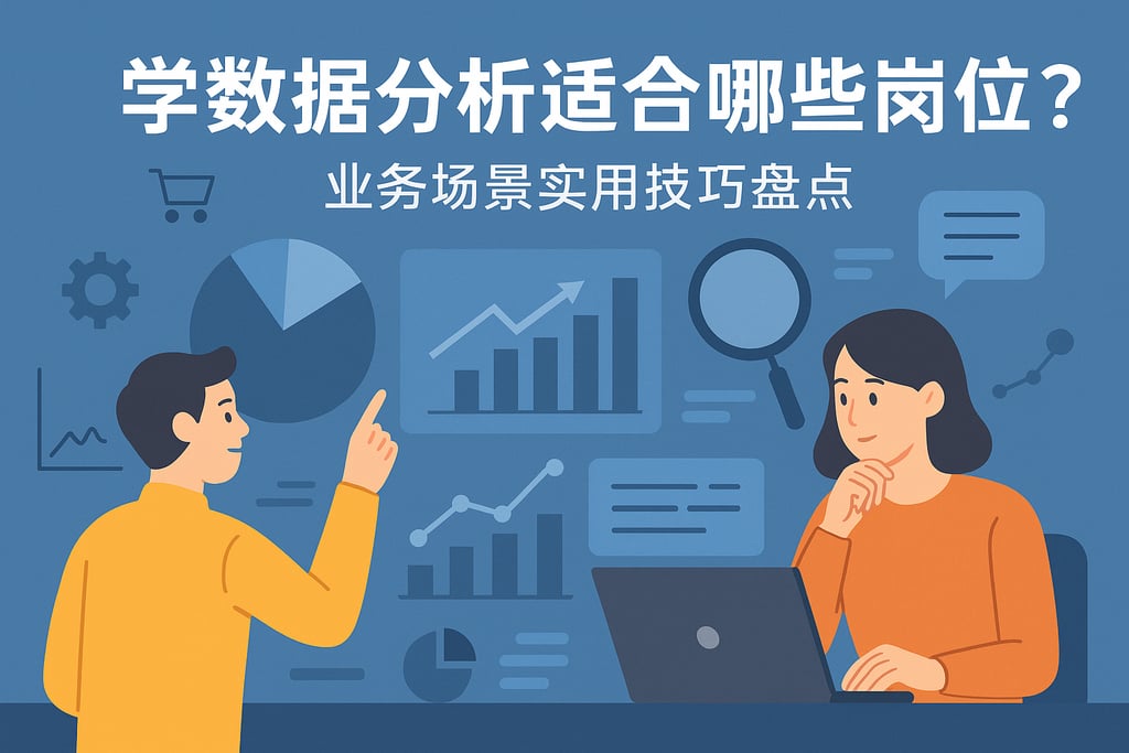 学习数据分析适合哪些岗位？业务场景实用技巧盘点
