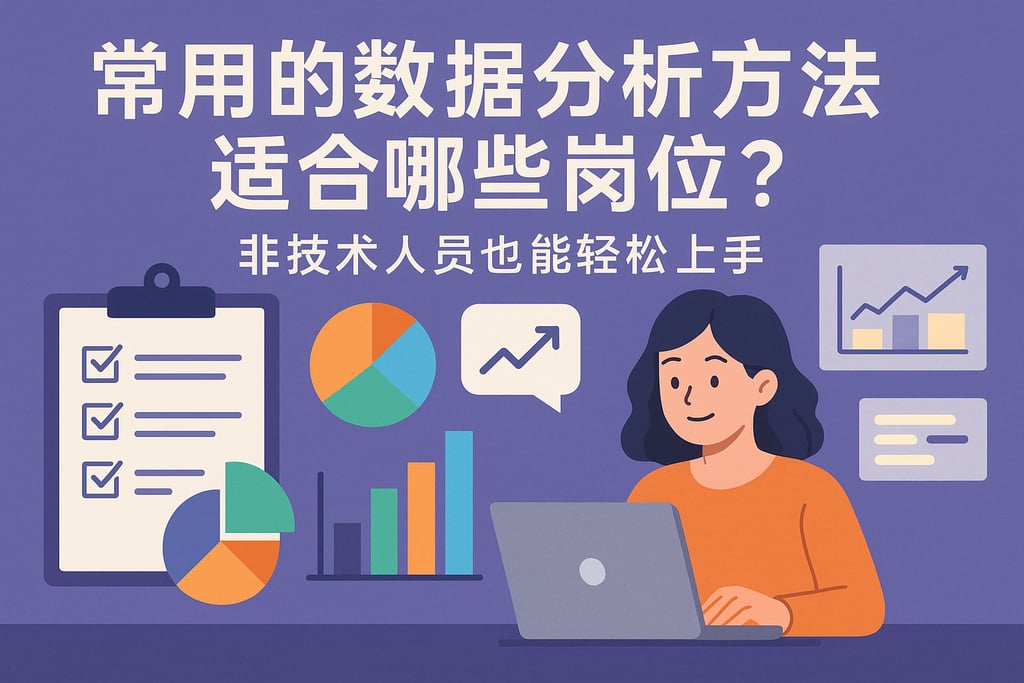 常用的数据分析方法适合哪些岗位？非技术人员也能轻松上手