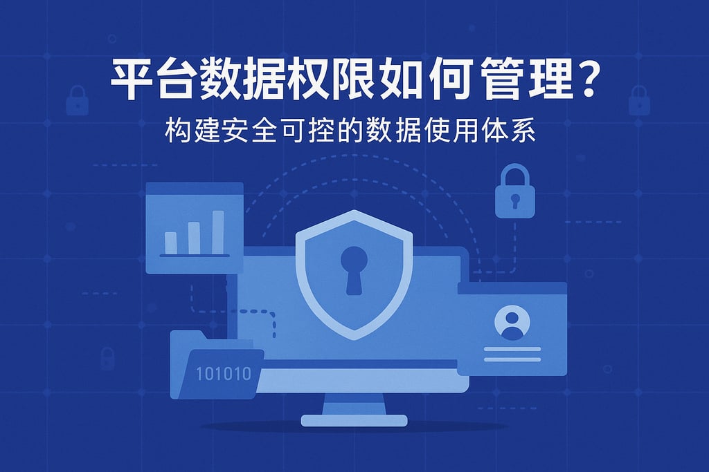 平台数据权限如何管理？构建安全可控的数据使用体系