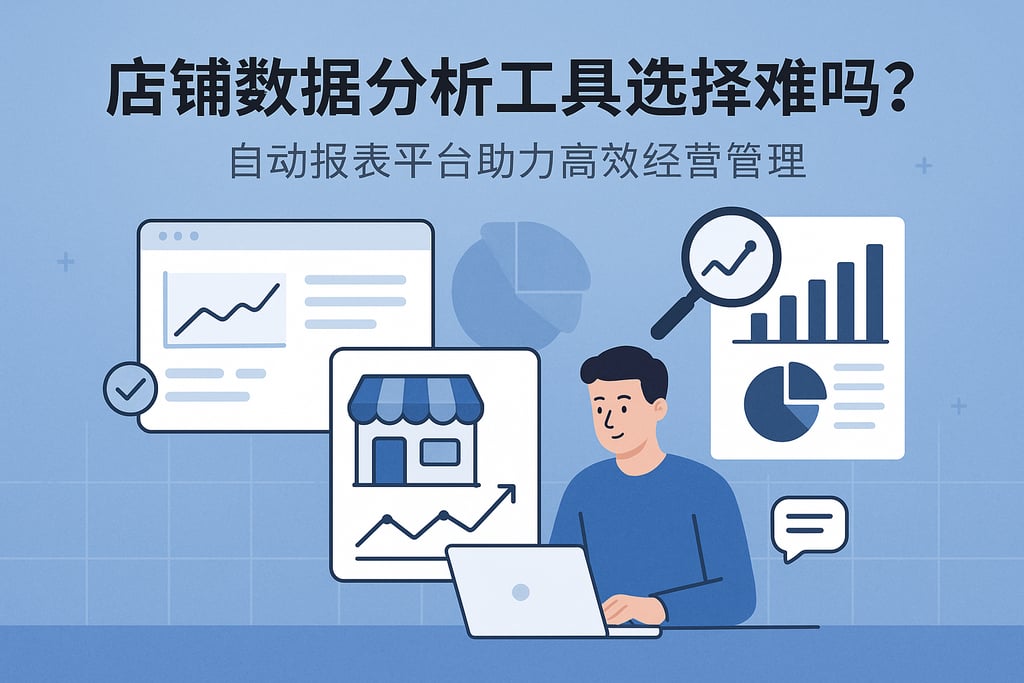店铺数据分析工具选择难吗？自动报表平台助力高效经营管理