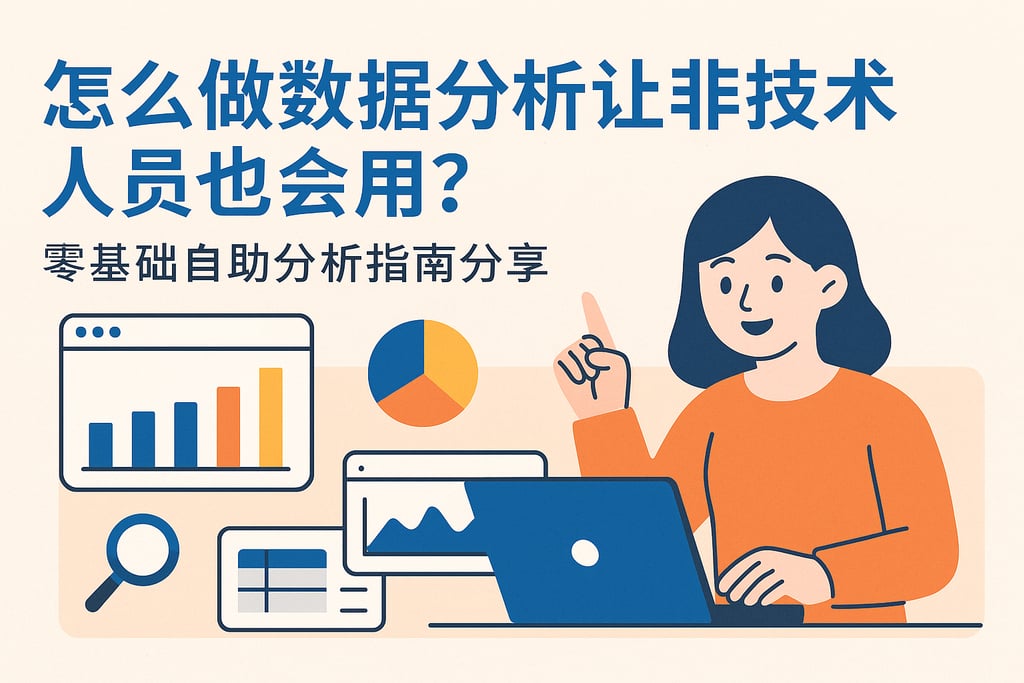 怎么做数据分析让非技术人员也会用？零基础自助分析指南分享