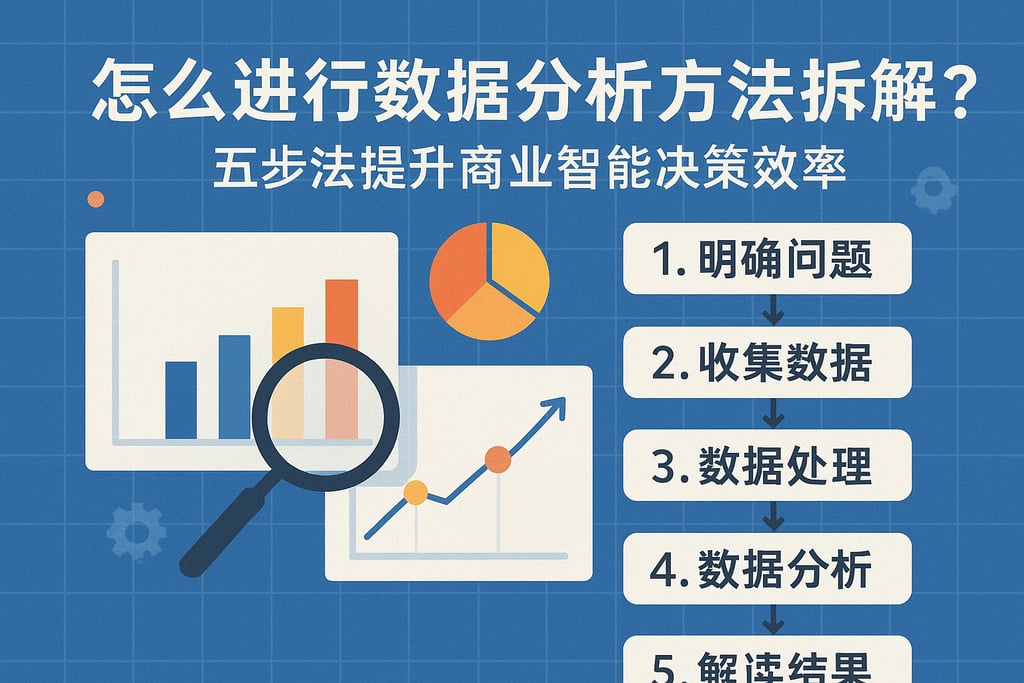 怎么进行数据分析方法拆解？五步法提升商业智能决策效率