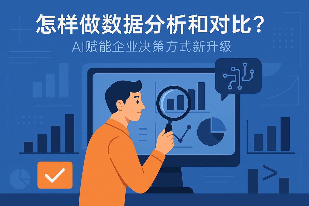 怎样做数据分析和对比？AI赋能企业决策方式新升级