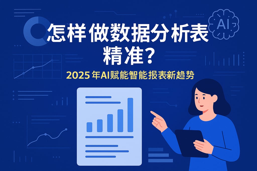 怎样做数据分析表精准？2025年AI赋能智能报表新趋势