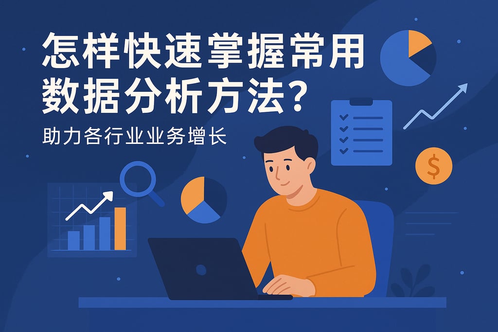 怎样快速掌握常用数据分析方法？助力各行业业务增长