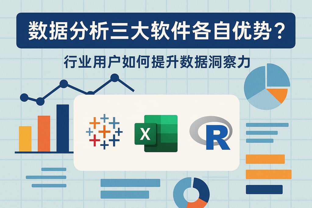 数据分析三大软件各自优势？行业用户如何提升数据洞察力