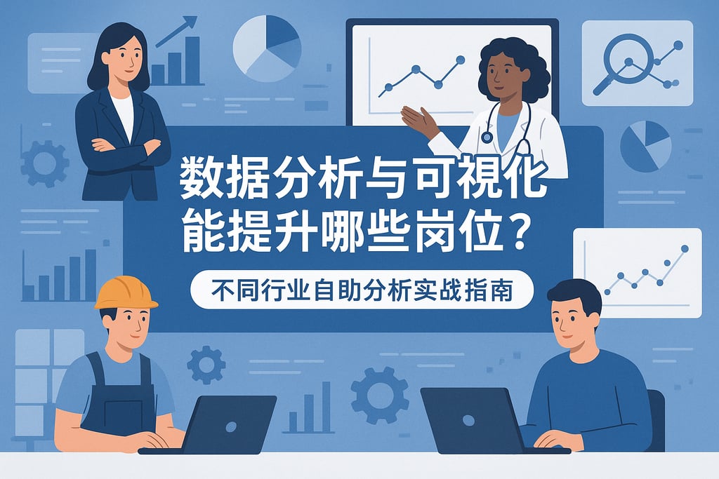 数据分析与可视化能提升哪些岗位？不同行业自助分析实战指南