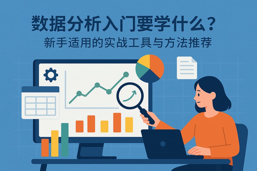 数据分析入门要学什么？新手适用的实战工具与方法推荐